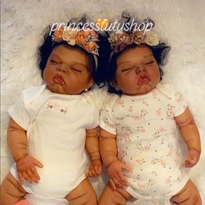 Twin reborn dolls